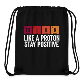 Physics Positive Stay Fun - Stanley/Stella Recycled Gym Bag - black - Front