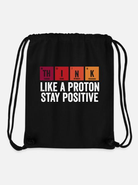 Physique Positif Séjour Fun - Sac à cordon recyclé Stanley/Stella - noir