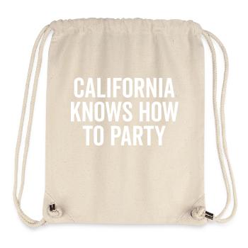 California Knows How to Party - Stanley/Stella Recycled Gym Bag - natural - Front