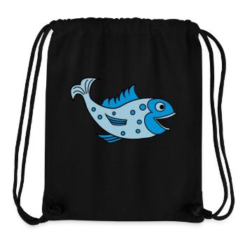 fisch - Stanley/Stella recycelter Gym Bag - Schwarz - Vorne