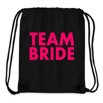 Team bride - Stanley/Stella recycelter Gym Bag - Schwarz - Vorne