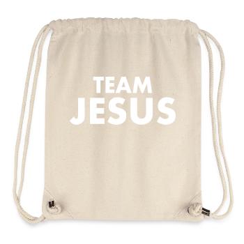 Team jesus - Stanley/Stella Recycled Gym Bag - natural - Front