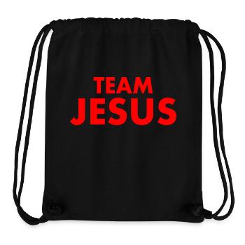 Team jesus - Stanley/Stella Recycled Gym Bag - black - Front