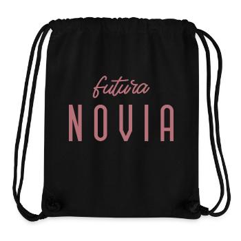 Futura Novia Engagement Bridal Shower Wedding - Stanley/Stella Recycled Gym Bag - black - Front