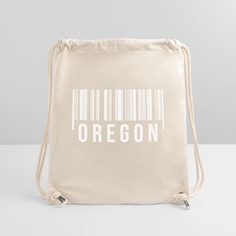 Code-barres de l’Oregon Sac à cordon recyclé Stanley/Stella