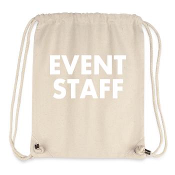 Event staff - Stanley/Stella recycelter Gym Bag - Naturweiß - Vorne