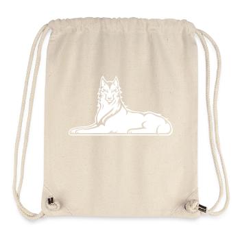 Lone Wolf of Ichkeria - Stanley/Stella Recycled Gym Bag - natural - Front
