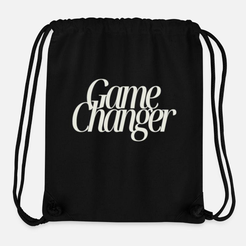 Changer la donne - Sac à cordon recyclé Stanley/Stella - noir