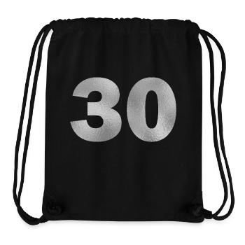Birthday 30 years - Stanley/Stella Recycled Gym Bag - black - Front