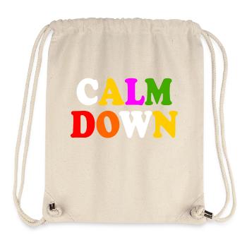 Calm down - Stanley/Stella recycelter Gym Bag - Naturweiß - Vorne