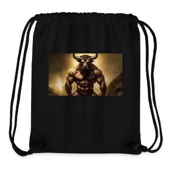 böser Minotaurus Monster dunkler Horror gruselig Halloween - Stanley/Stella recycelter Gym Bag - Schwarz - Vorne
