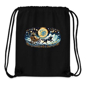 Himmlische Odyssee - Stanley/Stella recycelter Gym Bag - Schwarz - Vorne