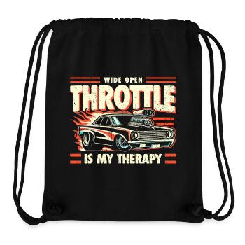 Wide Open Throttle - Therapy for Motorsport Fans - Stanley/Stella Recycled Gym Bag - black - Front