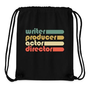 Film Maker Movie Crew Writer Producer Actor - Stanley/Stella Recycled Gym Bag - black - Front