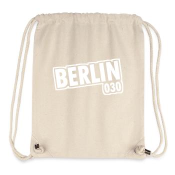 Berlin - 030 - Hauptstadt - Deutschland - Vorwahl - Stanley/Stella recycelter Gym Bag - Naturweiß - Vorne