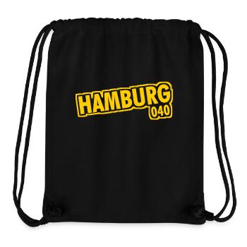 Hamburg - 040 - Hanseatic City - Alster - Elbe - Stanley/Stella Recycled Gym Bag - black - Front
