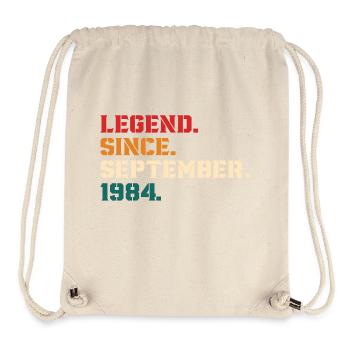 Legende seit September 1984 - Stanley/Stella recycelter Gym Bag - Naturweiß - Vorne