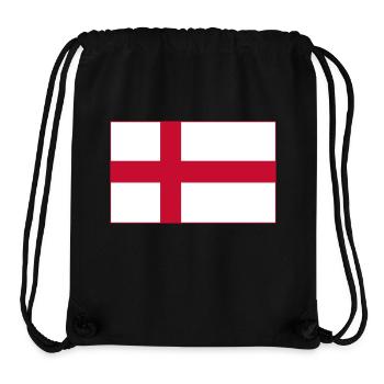 England Flag - Stanley/Stella Recycled Gym Bag - black - Front