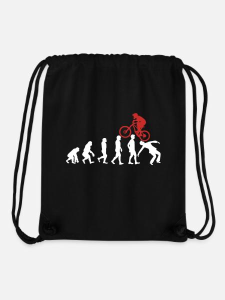Mountainbike MTB Mountainbiker Evolution Fahrrad - Stanley/Stella recycelter Gym Bag - Schwarz