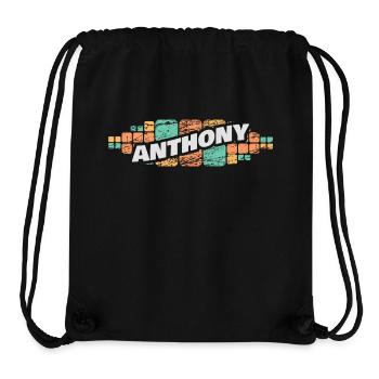 Anthony Anthony - Stanley/Stella recycelter Gym Bag - Schwarz - Vorne