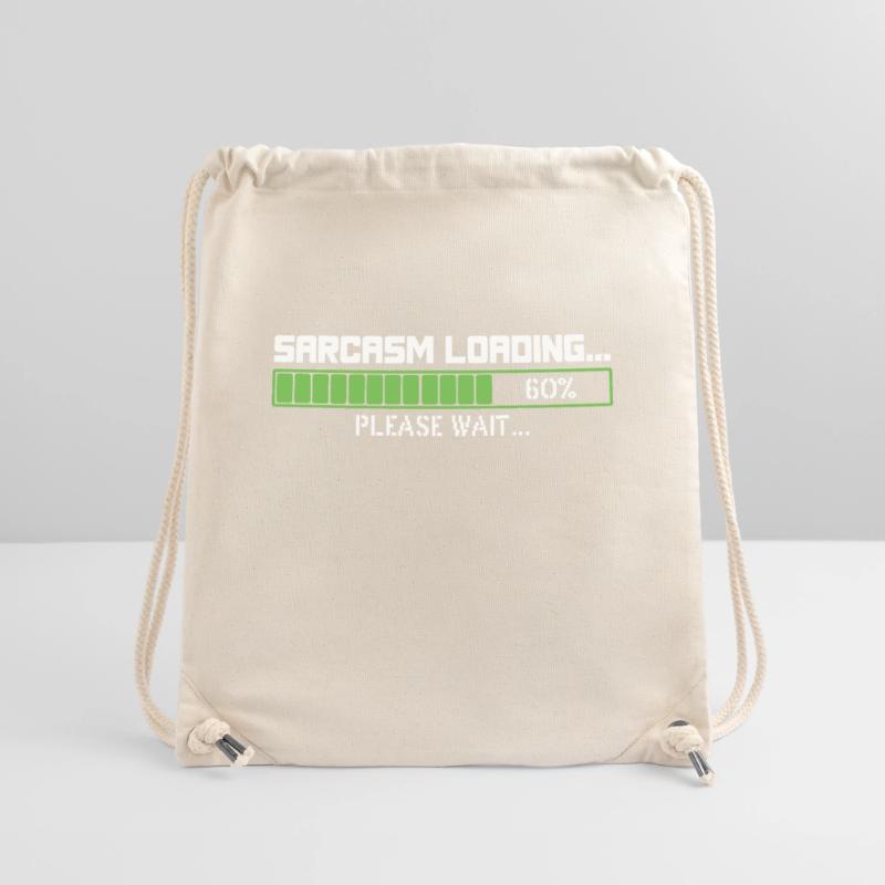 Sarcasm loading please wait Stanley/Stella Recycled Gym Bag