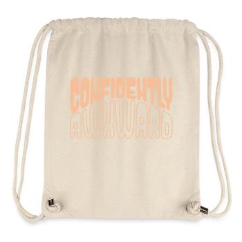 Confidently awkward in yellow - Stanley/Stella Recycled Gym Bag - natural - Front