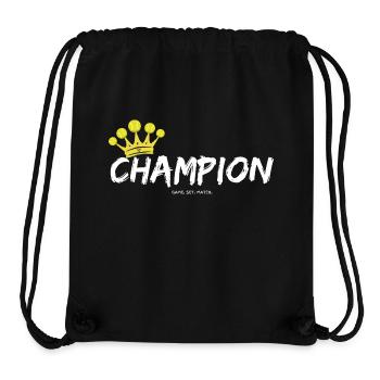 Game.Set.Match - Tennis Champion - Stanley/Stella recycelter Gym Bag - Schwarz - Vorne