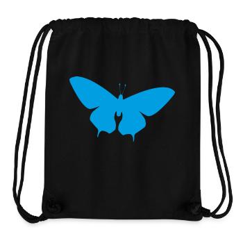 Einzigartiges Schmetterling T Shirt Design - Stanley/Stella recycelter Gym Bag - Schwarz - Vorne