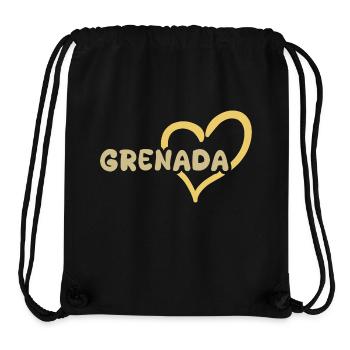 Grenada Grenada - Stanley/Stella Recycled Gym Bag - black - Front