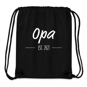 Opa Est. 2027 – Stolzer Opa seit 2027 - Stanley/Stella recycelter Gym Bag - Schwarz - Vorne