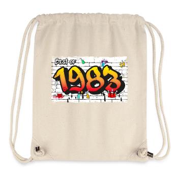 Best of 1983 Graffiti – 42 Jahre Vintage Cool - Stanley/Stella recycelter Gym Bag - Naturweiß - Vorne