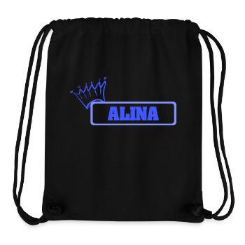 Alina - Stanley/Stella recycelter Gym Bag - Schwarz - Vorne