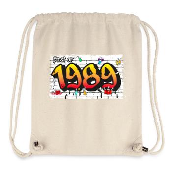Best of 1989 Graffiti – 36 Jahre Edgy Cool - Stanley/Stella recycelter Gym Bag - Naturweiß - Vorne