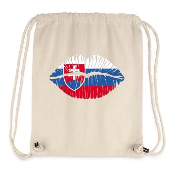 Kuss Slowakei - Stanley/Stella recycelter Gym Bag - Naturweiß - Vorne