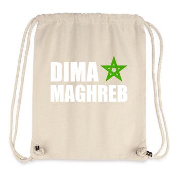 Dima maghreb - maroc - Sac à cordon recyclé Stanley/Stella - blanc naturel - Devant