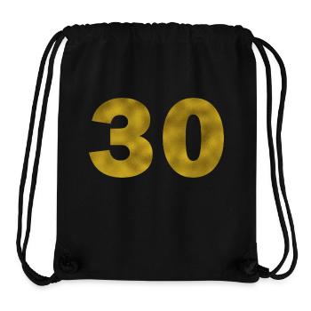 Birthday 30 years - Stanley/Stella Recycled Gym Bag - black - Front