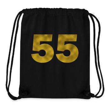 Geburtstag 55 Jahre - Stanley/Stella recycelter Gym Bag - Schwarz - Vorne