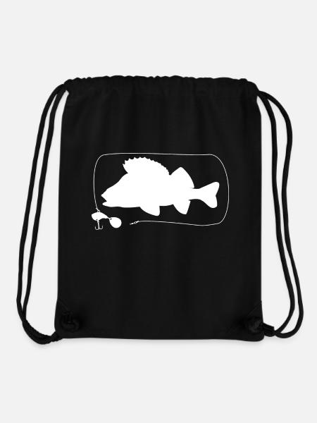 Perch with jig spinner - Stanley/Stella Recycled Gym Bag - black