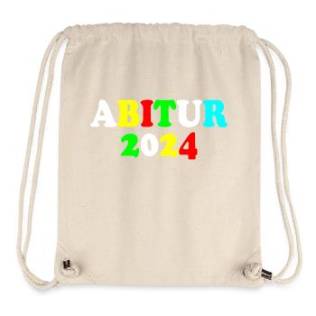 Abitur 2024 - Stanley/Stella recycelter Gym Bag - Naturweiß - Vorne