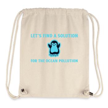 Marine Conservation - Stanley/Stella Recycled Gym Bag - natural - Front