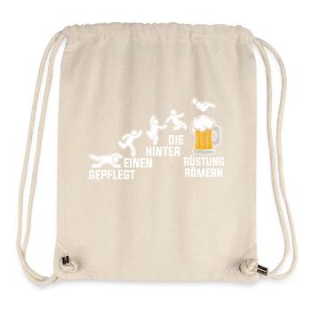 Gepflegt Einen Hinter Die Rüstung Römern - Stanley/Stella recycelter Gym Bag - Naturweiß - Vorne