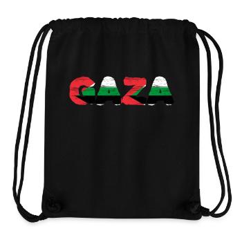Gaza - Stanley/Stella Recycled Gym Bag - black - Front