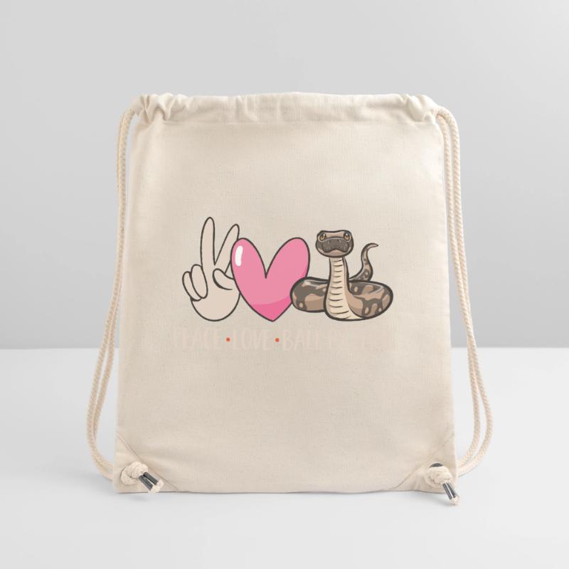 Ball Python Schlange Königspython Stanley/Stella recycelter Gym Bag