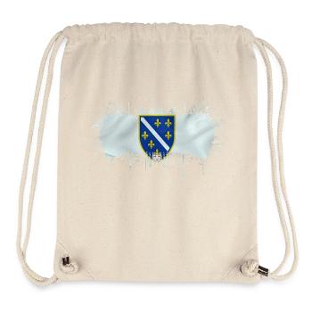 Bosnia in herzegovina europe sarajavo flag mostar - Stanley/Stella Recycled Gym Bag - natural - Front