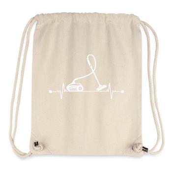 Cleaning Household Heartbeat Gift - Stanley/Stella Recycled Gym Bag - natural - Front