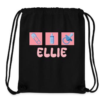 Gift for Ellie - Stanley/Stella Recycled Gym Bag - black - Front