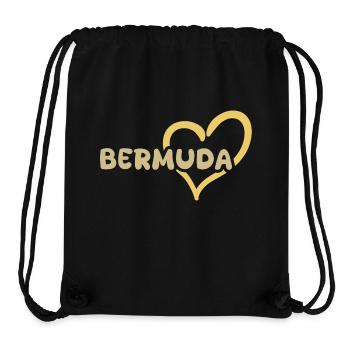 Bermuda Bermuda - Stanley/Stella recycelter Gym Bag - Schwarz - Vorne