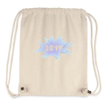 2019 - Sac à cordon recyclé Stanley/Stella - blanc naturel - Devant
