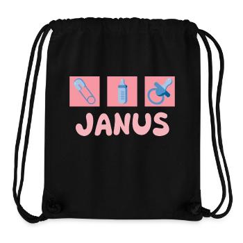 Pacifier Janus - Stanley/Stella Recycled Gym Bag - black - Front