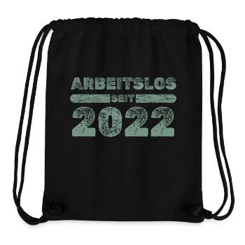 2022 - Stanley/Stella recycelter Gym Bag - Schwarz - Vorne